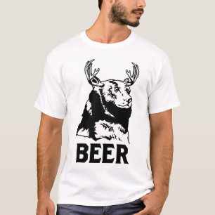 Camiseta Oso + Ciervos = cerveza