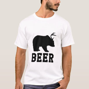 Camiseta Oso + Ciervos = cerveza