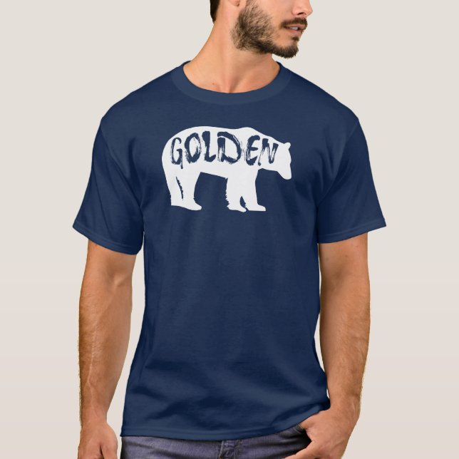 Camiseta Oso Colorado Dorado (Anverso)