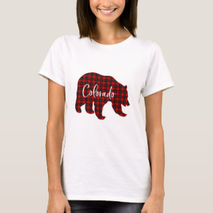 Camiseta Oso Colorado en color rojo coincidente con pijama