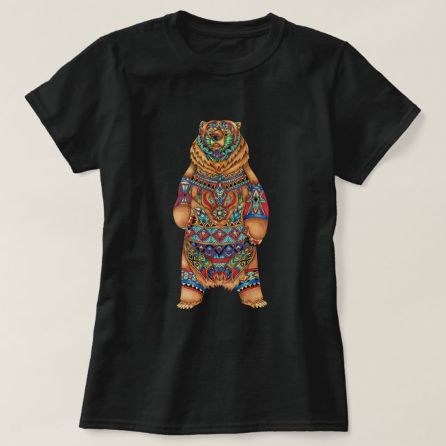 Camiseta Oso colorido (Diseño del anverso)