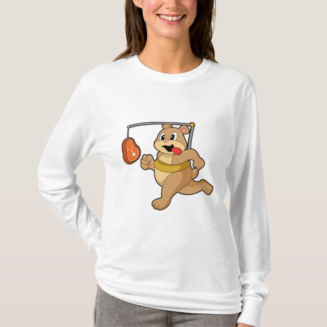 Camiseta Oso como corredora (Anverso)