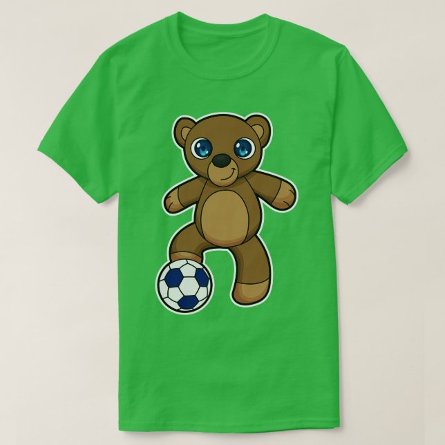 Camiseta Oso como jugador con bola (Diseño del anverso)