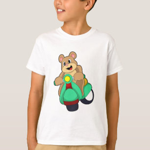 Camiseta Oso como motociclista con Scooter.PNG