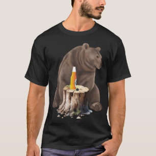 Camiseta Oso Con Cerveza