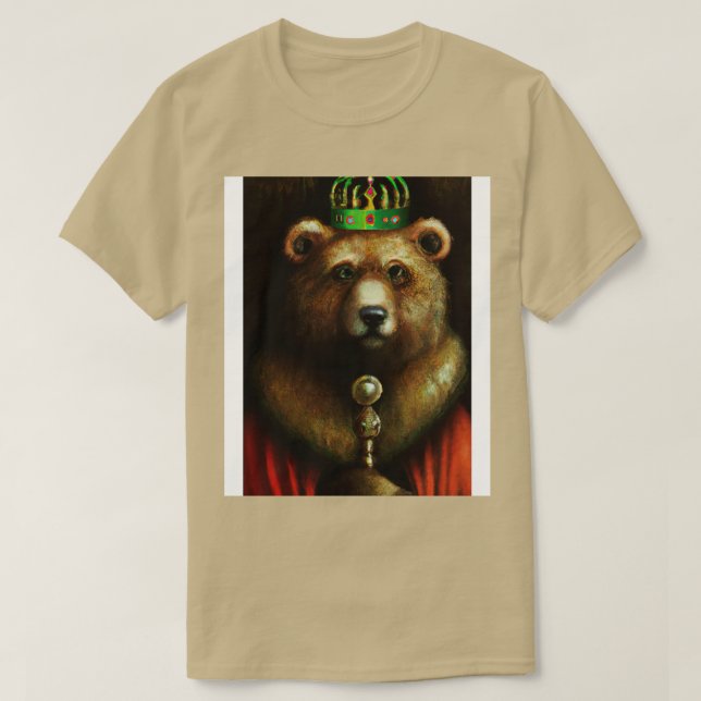 Camiseta Oso con corona 1 (Diseño del anverso)