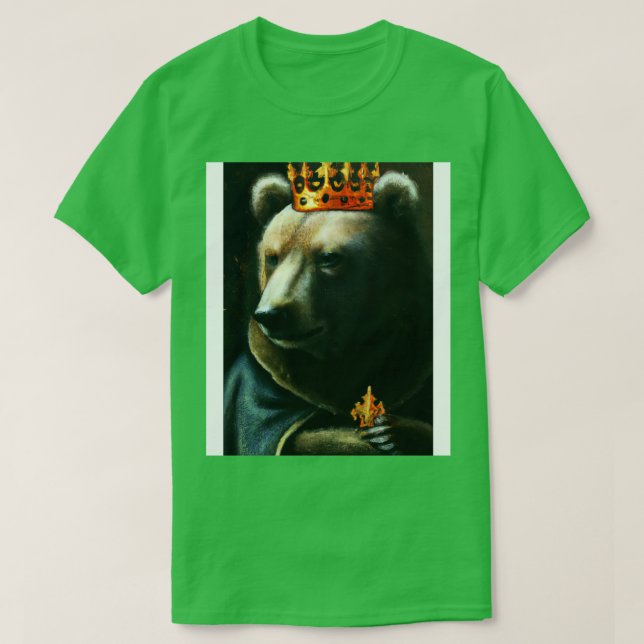 Camiseta Oso con corona 10 (Diseño del anverso)