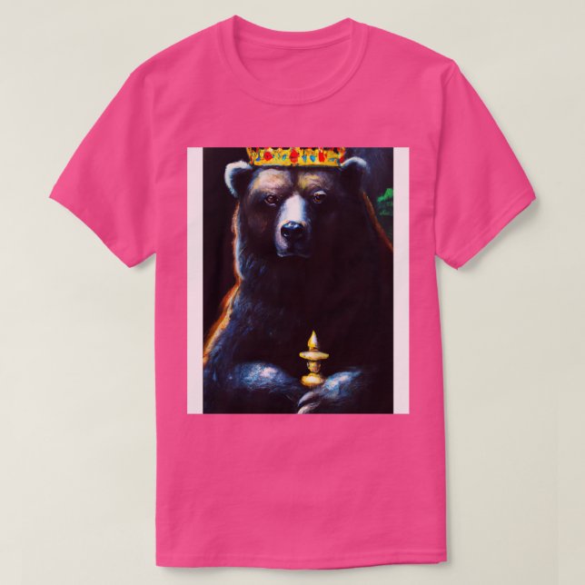 Camiseta Oso con corona 2 (Diseño del anverso)