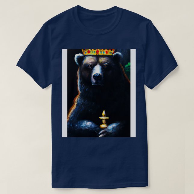 Camiseta Oso con corona 2 (Diseño del anverso)