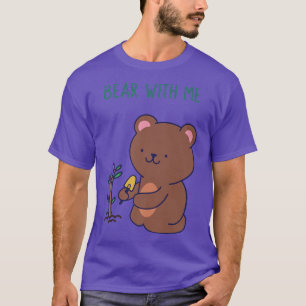 Camiseta Oso Conmigo Corte Pun Phrase Personalizado Moda Ga