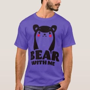 Camiseta Oso Conmigo Minimalista Panda Bear