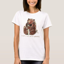 Camiseta Oso contempla la hibernación