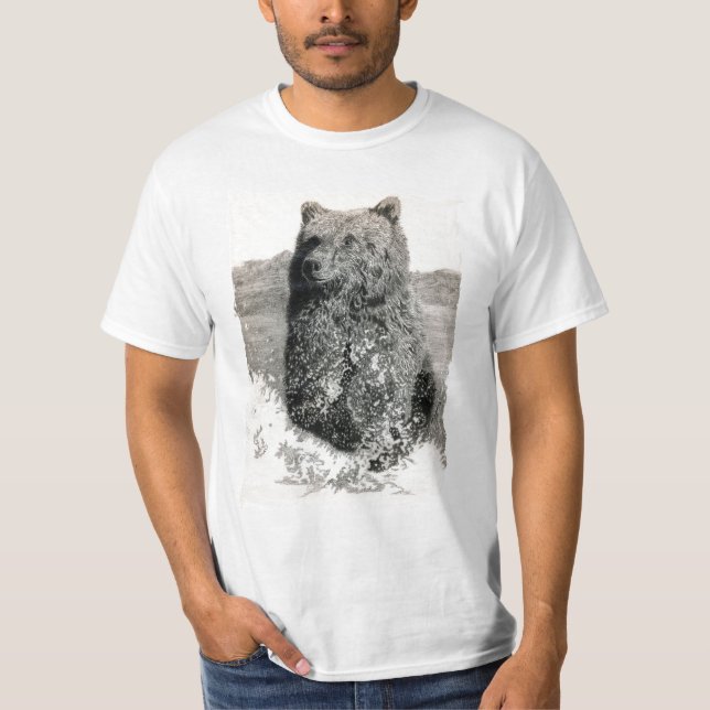 Camiseta oso corriente (Anverso)