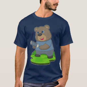 Camiseta Oso Cricket Bate de cricket