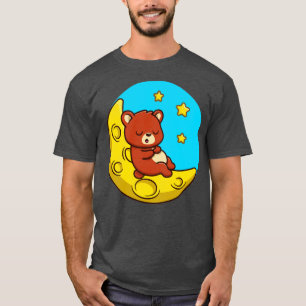 Camiseta Oso Cuerdo Durmiendo En La Luna