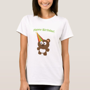 Camiseta Oso Cumpleaños Feliz