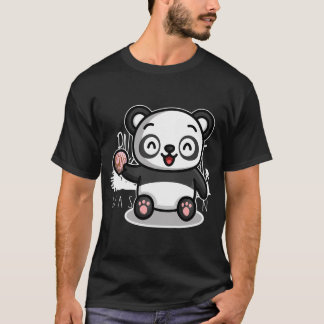 Camiseta Oso Cute Pink Concha Panda