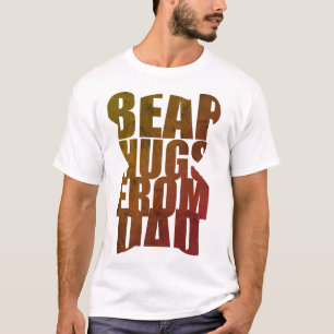 Camiseta Oso de Abrazo de Papá Tipografía con forma de Oso
