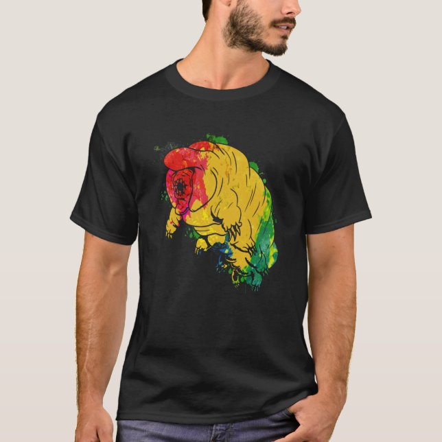 Camiseta Oso de agua tardía Moss Piglet Microanimal Col (Anverso)