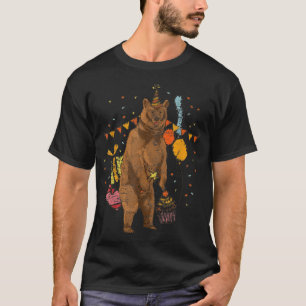 Camiseta Oso de Amante de los Animales de la Fiesta del Cum