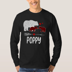 Camiseta Oso de amapola, Oso de amapola de búfalo rojo Paja