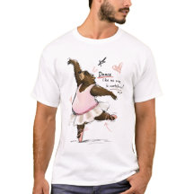 Oso de ballet divertido bailando como si nadie est