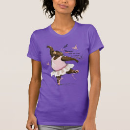 Camiseta Oso de ballet divertido bailando como si nadie est
