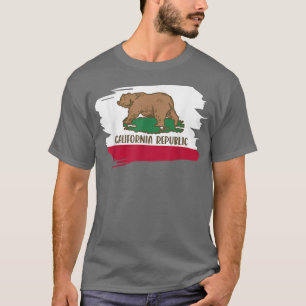 Camiseta Oso de bandera de California 484