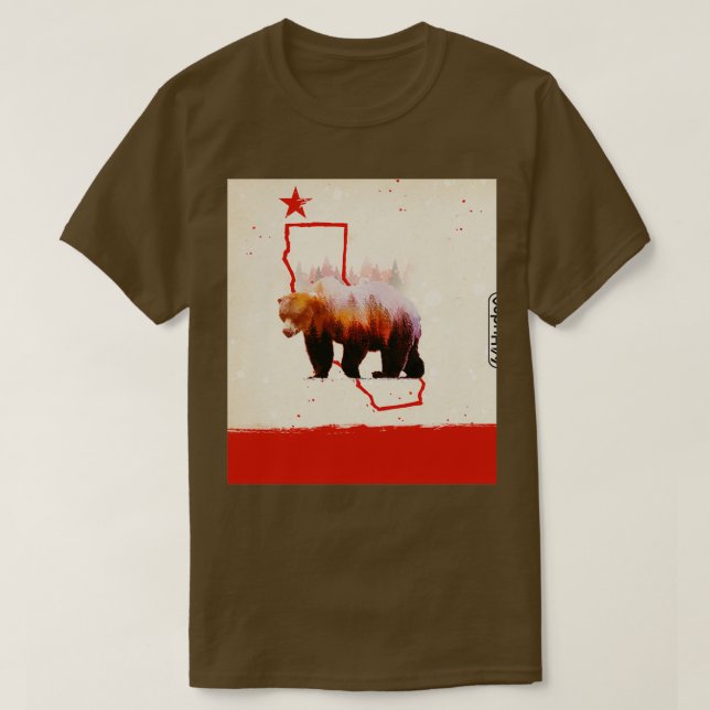 Camiseta Oso de barba e Itx27 en mis huellas dactilares de  (Diseño del anverso)