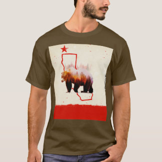 Camiseta Oso de barba e Itx27 en mis huellas dactilares de