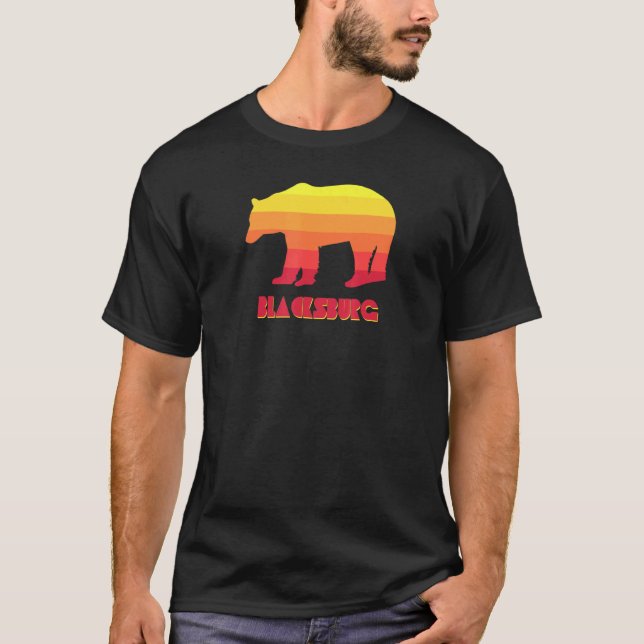 Camiseta Oso de Blacksburg Virginia (Anverso)