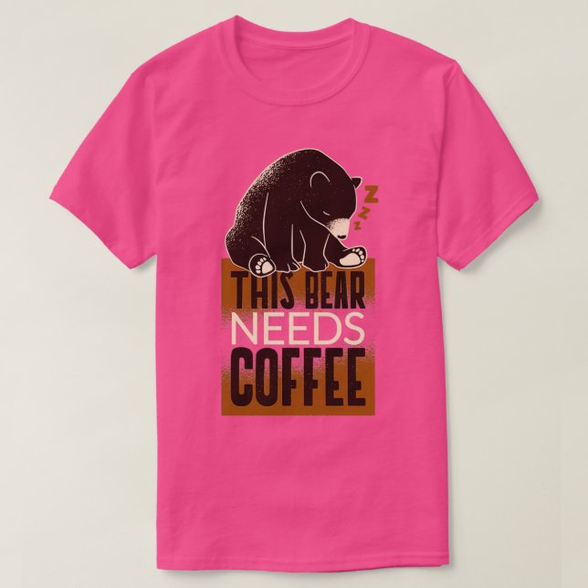 CAMISETA OSO DE CAFÉ (Diseño del anverso)