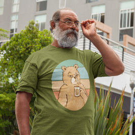 Camiseta Oso de café"