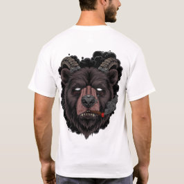 Camiseta Oso de carnero místico humeante