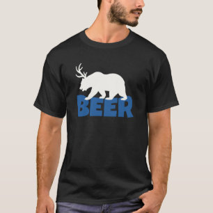 Camiseta Oso de cerveza con colmillos