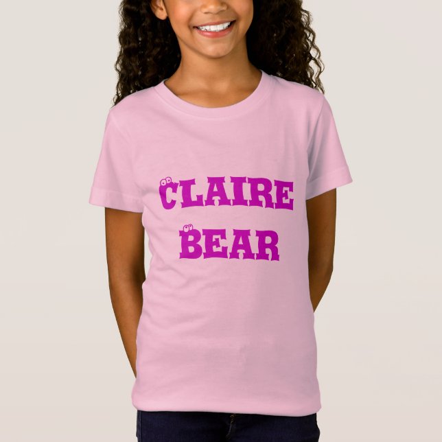 Camiseta Oso de Claire (Anverso)