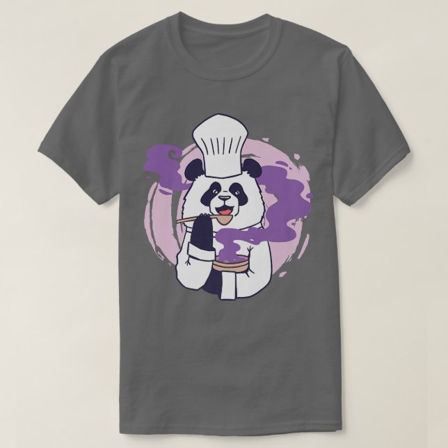 Camiseta Oso de cocina panda (Diseño del anverso)