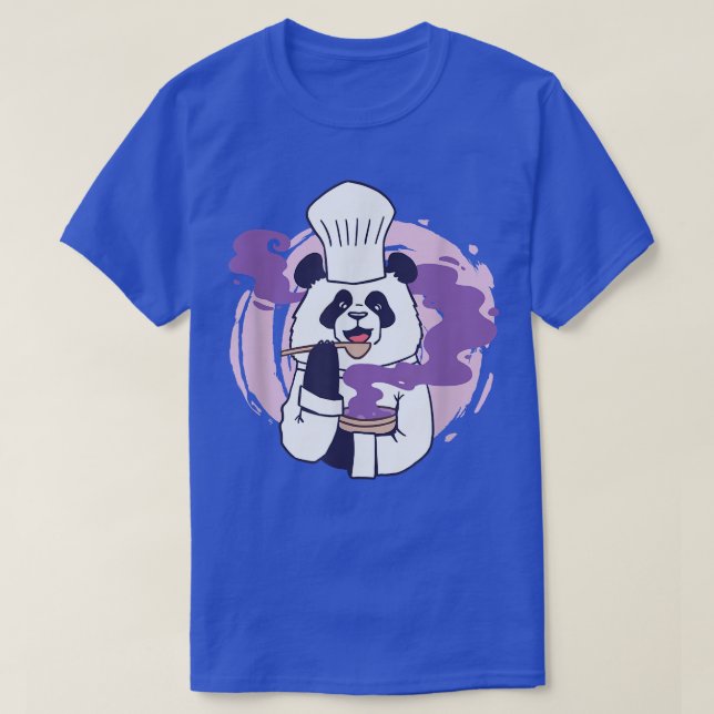 Camiseta Oso de cocina panda (Diseño del anverso)