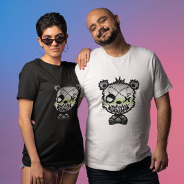 Camiseta Oso de color con la bandera del orgullo de los gót