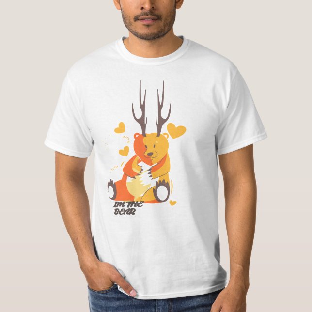 Camiseta oso de diseño (Anverso)