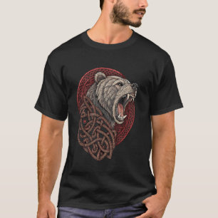 Camiseta Oso de entrelazo nórdico – Vikingo nórdico