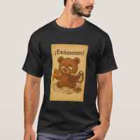 Oso de estrés de examen divertido | Ilustración de