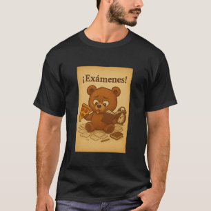 Camiseta Oso de estrés de examen divertido   Ilustración de