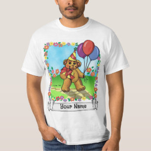 Camiseta Oso de fiesta de cumpleaños