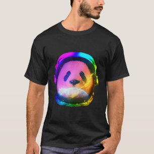 Camiseta Oso de galaxia espacial astronauta Panda