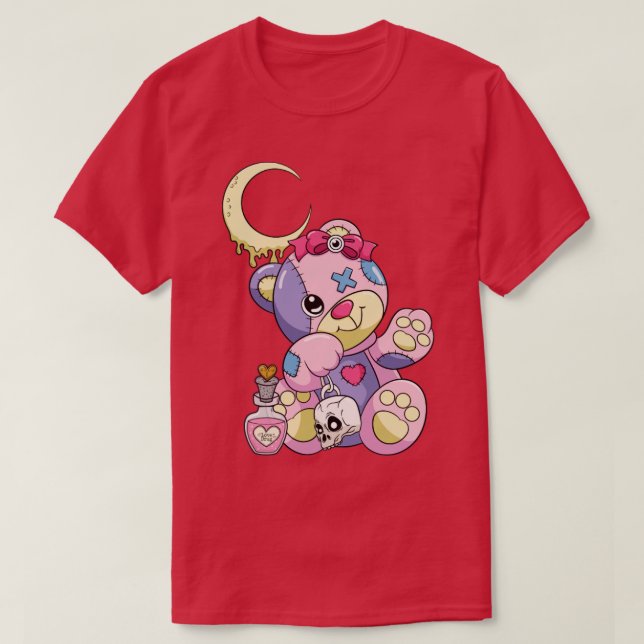 Camiseta Oso de gótico (Diseño del anverso)