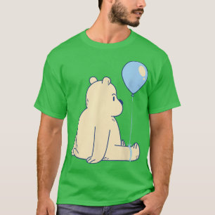 Camiseta Oso de hielo de globo azul