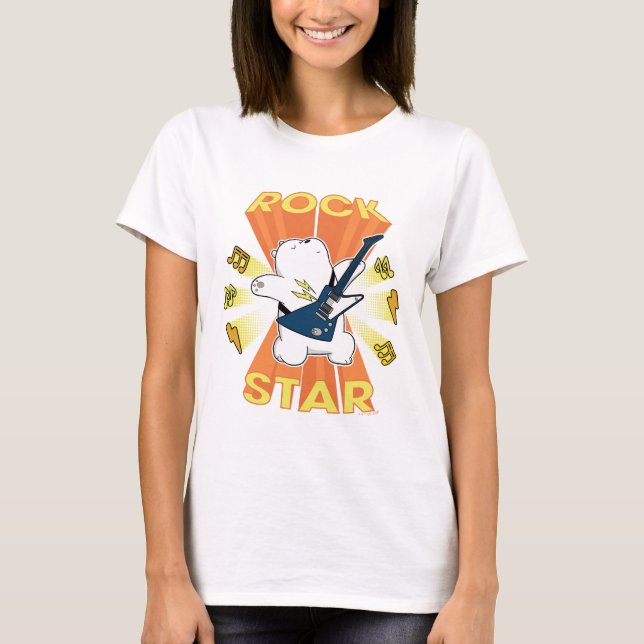 Camiseta Oso de Hielo - Estrella de Rock (Anverso)