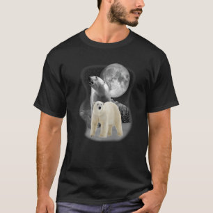 Camiseta Oso De Hielo Ilustracion Moon Hielo Oso Polar 2