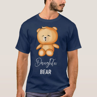 Camiseta Oso de hija - Familia divertida